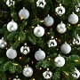 Nearly Natural Holiday Christmas Silver Shatterproof Ornament Set, 2.5", 30/Set (D1055-SV)~#|#~48EA8DA1-D0A6-4C4B-B83E565B39973AFD_sc7