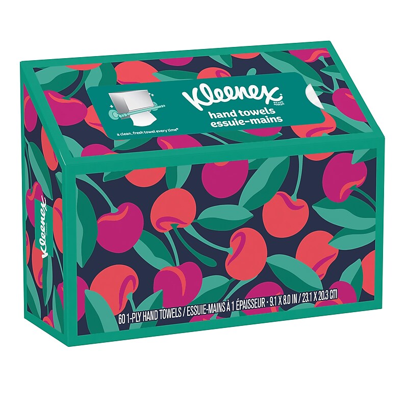 Kleenex Guest Towel Paper Towels, 1-ply, 60 Sheets/Pack, 1 Pack/Carton (38586) image 1