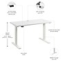 Bush Business Furniture Move 60 Series 48"W Electric Adjustable Standing Desk, White (M6S4824WHWK)~#|#~48EDFCAB-9C3C-46EA-BEF1D60728599526_sc7