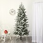 Nearly Natural 7.5' Flocked Manchester Spruce Artificial Christmas Tree with 450 Lights and 949 Bendable Branches (T1855)~#|#~48EEDF0F-49A9-4761-974A426BEDFB9ED8_sc7