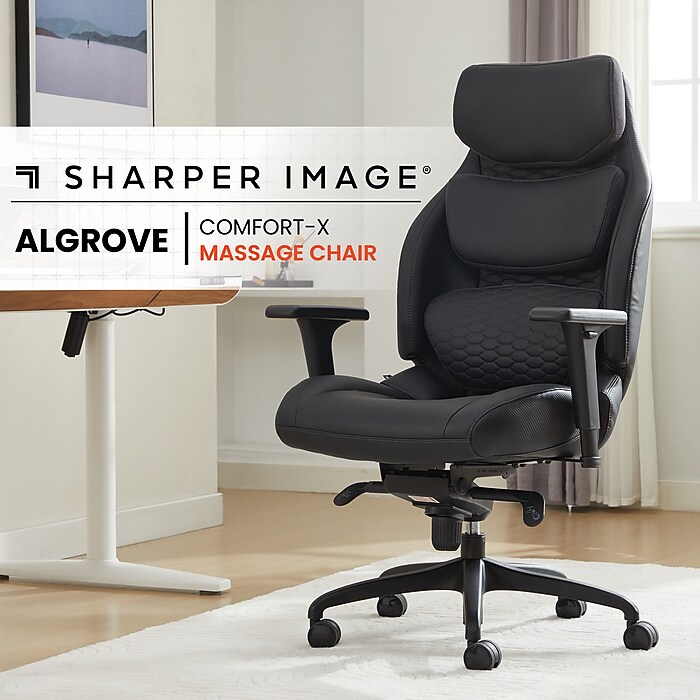 Sharper Image Algrove Comfort-X Ergonomic Swivel Executive Massage