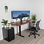 Mount-It! Dual Motor 72"W Electric Adjustable Standing Desk, Black/Hazelnut Brown (MI-18126)~#|#~48F734AC-CD81-4AAB-8882BDDB0D653C4C_sc7