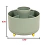 Staples 5-Compartment Rotating Plastic Desk Organizer, Sage Green (ST63866)~#|#~48FA04BC-C090-40D6-9508EC4138F9DC15_sc7