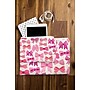 DENY Designs Vintage Pink 8.5" Polyester Travel Pouch, Water Resistant, Multicolored (87094-WPOFSM)~#|#~48FB1901-E940-4C66-A37413FCDEEBC270_sc7