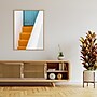 Amanti Art stairs by Markus Auerbach Framed Canvas Wall Art Print, 32" x 42" (A42678027507)~#|#~4902186D-8BA7-405D-A987FDD02BDEA496_sc7