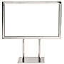 Global Printed Products Horizontal Generic Holder, 7" x 11", Table Top/Countertop, Silver Metal (CTSGN-7X11)~#|#~49080E1A-6673-40B5-BFBA8B52B65B9445_sc7