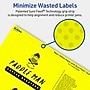 Avery Laser/Inkjet Rectangle Multipurpose Labels, 3" x 7", Neon Yellow, 240/Box (94250)~#|#~490A71F3-23D3-48A2-9FDC15F589DCD423_sc7