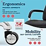 La-Z-Boy Sonata Ergonomic Bonded Leather Swivel Executive Chair, Black and Chrome (CCHR10014D)~#|#~490BFCB2-6C41-4AA8-B54AD41669CF7A09_sc7