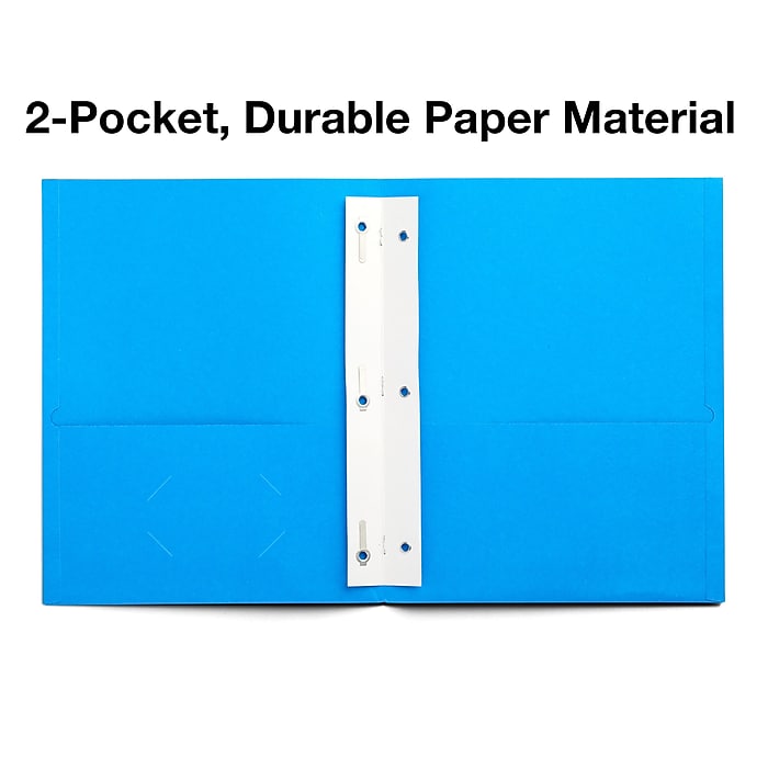 Staples 10% Recycled Matte 2-Pocket Paper Presentation