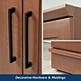 Sauder HomePlus 71"H Storage Cabinet with 5 Shelves, Sienna Oak (411963)~#|#~49209D2E-8769-464F-A7A9246B849946F6_sc7