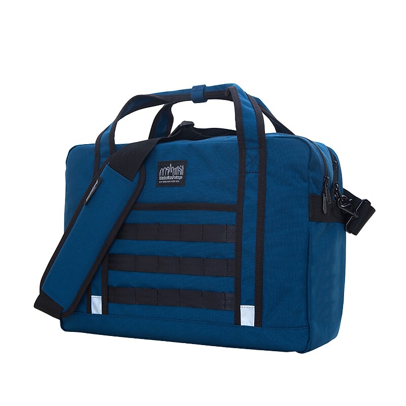 Manhattan Portage Yorkville 15" Fabric Laptop Bag, Navy (1628-BL NVY) image 1