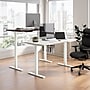 Bush Business Furniture Move 60 Series 48"W Electric Height Adjustable Standing Desk, White (M6S4824WHSK)~#|#~4925991E-4C8F-4FB9-8E83CCF703B9172D_sc7