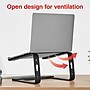 Staples TECH 11.2 x 10.2 Aluminum Laptop Stand, Black (ST62654)~#|#~4927637F-8A57-48F5-9B670EC916DC8BF8_sc7