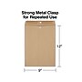 Staples Clasp & Moistenable Glue #10 Catalog Envelope, 9" x 12", Natural Brown, 100/Box (ST19964-CC)~#|#~492BC8DD-E96F-430C-B291C4CE954A8315_sc7