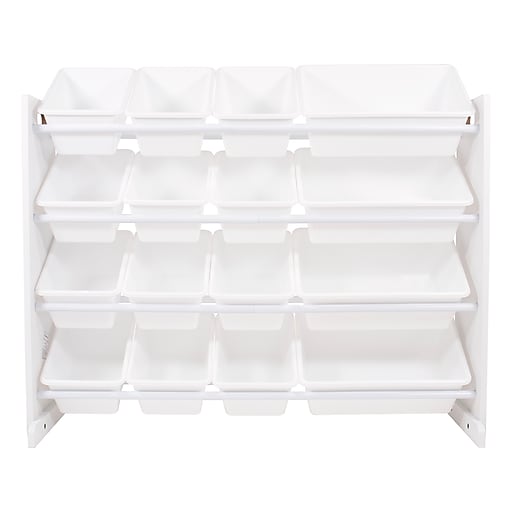 Humble Crew Cambridge 16Bin Toy Organizer, White (WO135) Staples