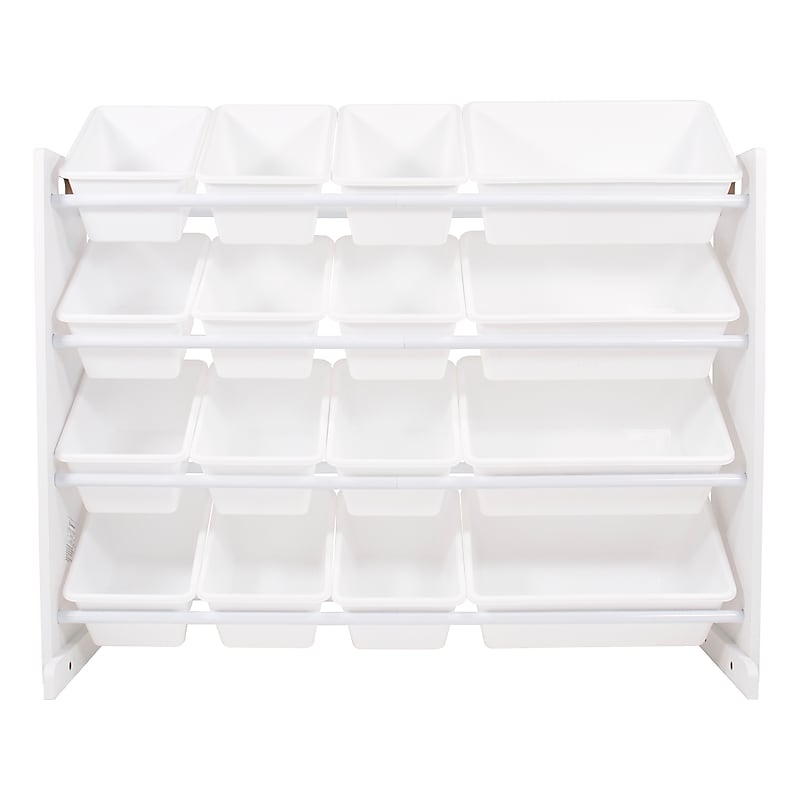 Humble Crew Cambridge 16-Bin Toy Organizer, White (WO135) image 1