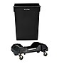Alpine Industries Polypropylene Trash Can and Dolly, 23 Gallon, Black (ALP477-BLK-PKD)~#|#~49322183-913D-4FAD-A0D60E11CC4CBB21_sc7