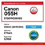 Staples 055H Remanufactured Cyan High Yield Toner Cartridge Replacement for Canon 055HC (ST3019C001DS)~#|#~4932DE22-0226-45EE-8FAB157D348C5EFB_sc7
