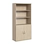 Bush Business Furniture Studio C Tall 5 Shelf Bookcase with Doors, Natural Elm (STC015NE)~#|#~4932E565-F86B-4714-AC7CA17775F579D1_sc7