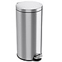 iTouchless SoftStep Round Stainless Steel Step Trash Can with Hinged Lid, 7.93 Gallon (IP08RSS)~#|#~4937740F-98EB-4ACA-AE01C17705725E2E_sc7