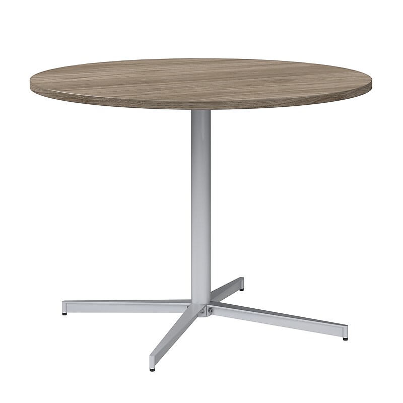 Bush Business Furniture 42" Round Conference Table, Modern Hickory (99XTB42RMH) image 1