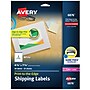 Avery Print-to-the-Edge Color Laser Shipping Labels, 4-3/4" x 7-3/4", White, 50 Labels/Pack (6876)~#|#~4937A160-75C0-4EE4-8BDA55D79769483C_sc7