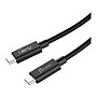 j5create 2.6' USB C to USB C Power Cable, Male to Male, Black (JUC28L08)~#|#~493FF16D-D2A1-4F04-91C9D0EC3E993B57_sc7