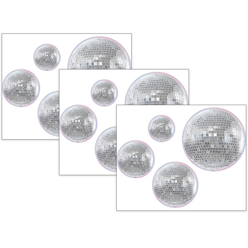 Teacher Created Resources Disco Balls Accents, 60/Pack, 3 Packs/Bundle (TCR6980-3) image 1