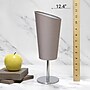 Creekwood Home Chrome Slanted 12.4" LED Table Lamp, Grey (CWT-1012-GY)~#|#~494696A8-F500-49FD-AD9F586082C8996E_sc7