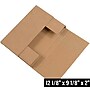 12 1/8" x 9 1/8" x 2"  Easy-Fold Mailers, Kraft, 50/Bundle (M2BKK)~#|#~494A0ABA-9662-4559-9D74DB93AE1AB611_sc7