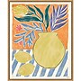 Amanti Art Cyprus and Lemon Still Life IV by Janelle Penner Framed Canvas Wall Art Print, 23" x 28" (A42677521102)~#|#~495225D1-B2C5-44CB-AE1035693DC7AC1F_sc7