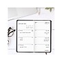 AT-A-GLANCE Fine Pocket Hardcover Diary, 3" x 6", Ruled, Black/Brown (74-02-05-25)~#|#~4957AD1B-04A3-400F-B95C74702DBE751A_sc7