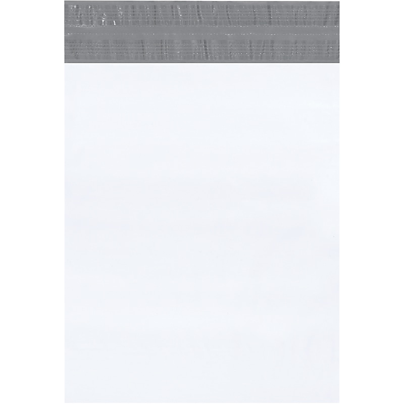 14" x 17" Self-Sealing Poly Mailer, White, 100/Carton  (RPM1417) image 1