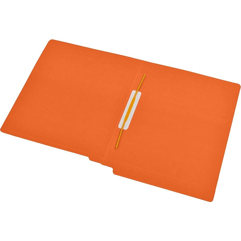 Medical Arts Press Reinforced End Tab File Folder, Straight Cut, Letter-Size, Orange, 50/Box (S-09167-ORG) image 1
