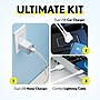 Overtime USB-A Charging Kit for Apple, 12W, White (DAC3IN1)~#|#~4962C980-9843-4D90-BAC55C93ADD24EA8_sc7