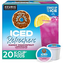 The Original Donut Shop Iced Refreshers Strawberry Acai, Keurig® K