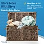 ClickDecor Farmhouse Storage Trunk, Black Washed Wicker (FUCN10054A)~#|#~4965DEC4-A8D0-4539-9C89679DF4478B25_sc7
