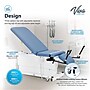 Viva Comfort XRO Electric Height and Back Adjustable Exam Table with Stirrups, 600 lb Capacity, Blue (ADI903-24-BLU-MK)~#|#~4966E190-FFF7-4D9B-A46B07EF00E3C67A_sc7