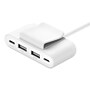 Belkin BoostCharge 4-Port USB-C/USB-A Hub, White (BUZ001tt2MWHB7)~#|#~496D583B-2579-4633-B52A519926A0076B_sc7