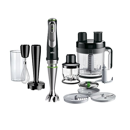 キッチン家電 SkyHigh StylesBraun Multi Quick 9 Braun MultiQuick 9 Hand Blender & Food Processor Kit, Black