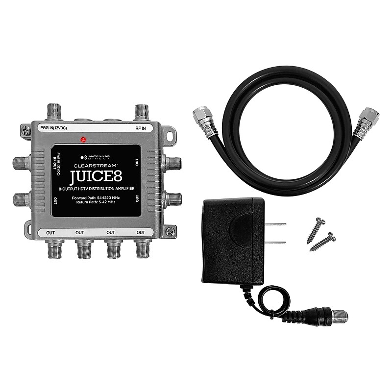 Antennas Direct ClearStream 8-Output Distribution Amplifier (JUICE8) image 1