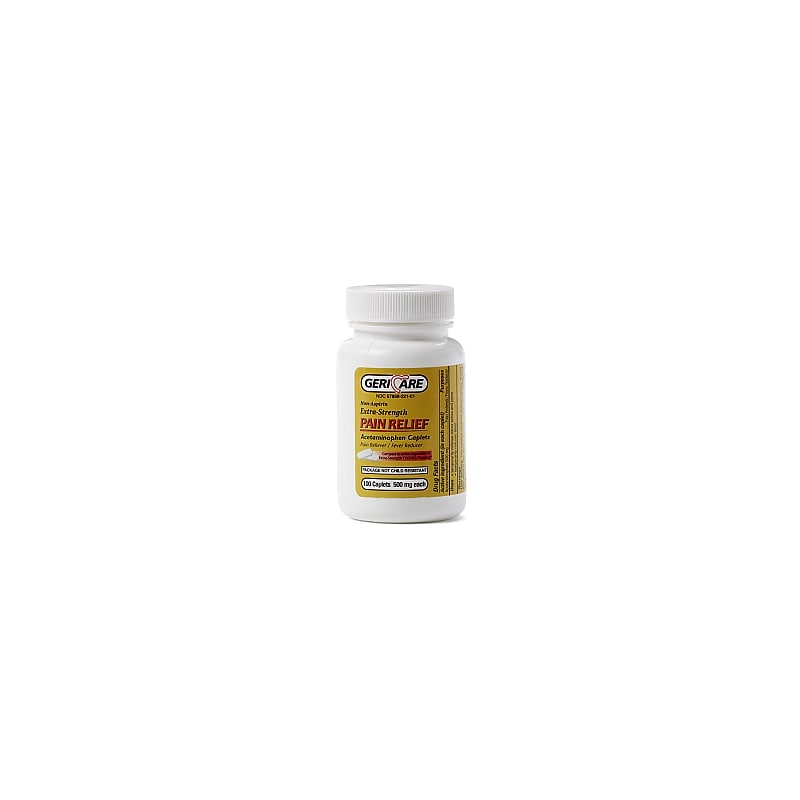 Acetaminophen Extra Strength Caplets, 100 Caplets/Bottle (OTCS0691C2) image 1