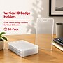 Staples Vertical ID Badge Holders – Clear Plastic Badge Holders for Work & Events, 50-Pack~#|#~497E23BE-2B4C-415F-9710EDB33F58C299_sc7