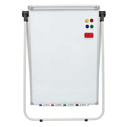 Charles Leonard Double Sided Magnetic Whiteboard Easel (AVT35800