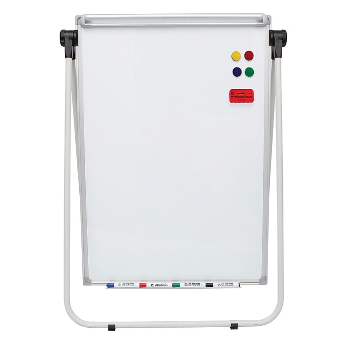 Charles Leonard Double Sided Magnetic Whiteboard Easel (AVT35800