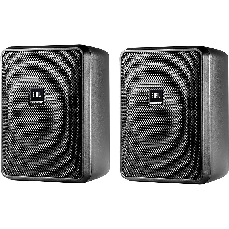 JBL Control 25-1 Indoor/Outdoor Background/Foreground Speaker, Black, Pair image 1