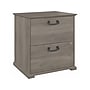 Bush Furniture Homestead 2-Drawer Lateral File Cabinet, Letter/Legal Size, Lockable, Driftwood Gray (HOF129DG-03)~#|#~498284E2-1E41-4957-97F942A7DAC224A7_sc7