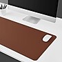 Staples TECH Anti-Slip Faux Leather Desk Pad, 31.5" x 15.7", Brown (ST62544)~#|#~4983D7F8-1560-4DBF-9527AE6F18029038_sc7
