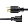 StarTech 6' NEMA L5-20P to NEMA 5-20R Power Cord, Male to Female, Black (K31D-2U00-POWER-CORD)~#|#~498446B3-CFBB-4F98-8CB93F2967BD28EB_sc7