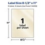 Avery Pearlized Ivory Rectangle Multipurpose Labels, 8.5" x 11", Ivory, 10/Pack (94269)~#|#~498481CC-05E9-4681-B5C93A1586C336DF_sc7